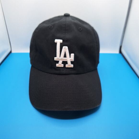 Los Angeles Dodgers 47Brand Adjustable Black Cotton Baseball Cap Hat Cap - Picture 1 of 7